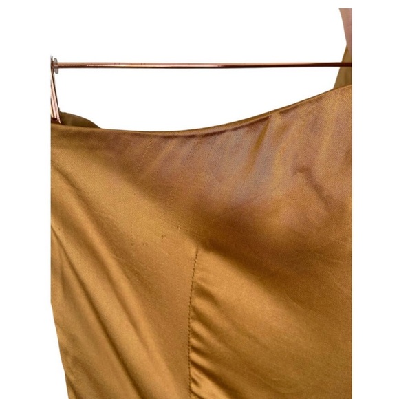 Michael Costello x REVOLVE Mae Gown Maxi Satin One Shoulder Formal Classy Small - Picture 11 of 12